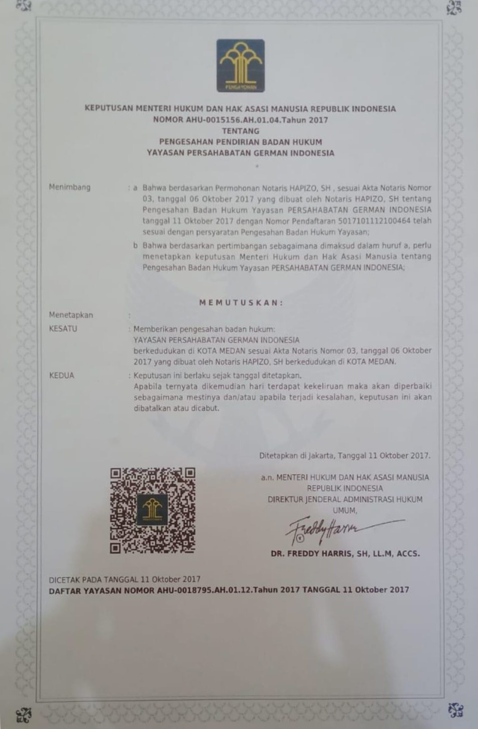 Yayasan Persahabatan German Indonesia
